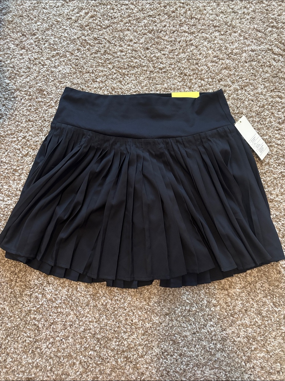 all in motion  Black Pleated High Rise  Skort - NWT